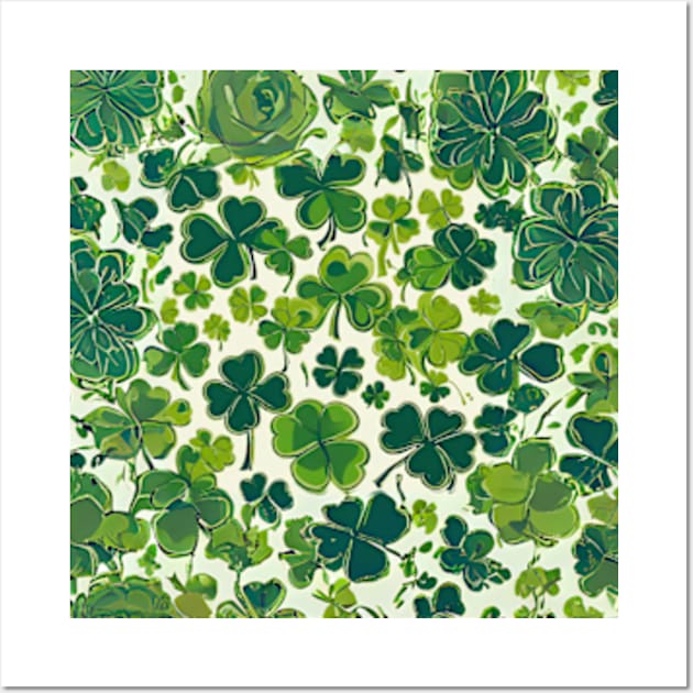 st patricks day pattern Wall Art by badrhijri